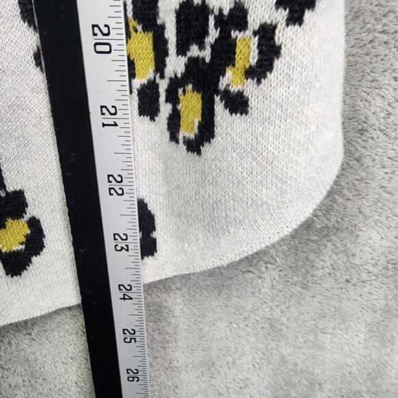 Womens Beige Cabi Animal Print Cardigan Sweater Button-Up Long Sleeve Size S - Picture 7 of 8